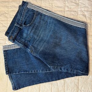 Ann Taylor The Girlfriend Jeans with side stripes - Size 12